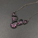 Yakut ve onix taşlı gümüş kolye Yakut ve onix taşlı gümüş kolye