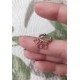 Kalp motif taşsız gümüş kıkırdak küpe Kalp motif taşsız gümüş kıkırdak küpe