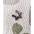 Renkli taşlarla süslü yıldız motif gümüş kıkırdak küpe
