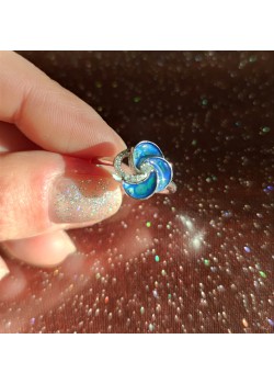 Opal taşlı gümüş yüzük 