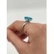 Lab paraiba turmalin taşlı gümüş yüzük Lab paraiba turmalin taşlı gümüş yüzük