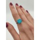 Lab paraiba turmalin taşlı gümüş yüzük Lab paraiba turmalin taşlı gümüş yüzük