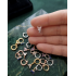 Tragus Bölgesi İçin Kelebek Motif Çelik Halka Küpe (adet)-BEYAZ