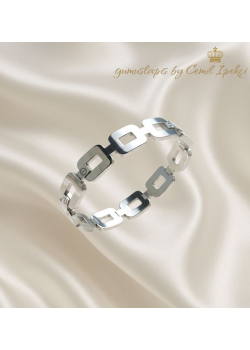 316 L Cerrahi Çelik Kalın Bilezik 