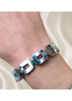 316 L Cerrahi Çelik Kalın Bilezik 