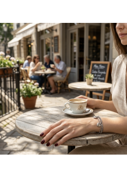 316 L Cerrahi Çelik Kendinden İkili Çelik Bileklik