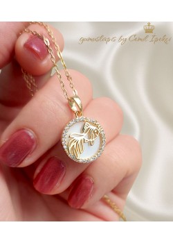 316 L Cerrahi Çelik Balık Motif Kolye 