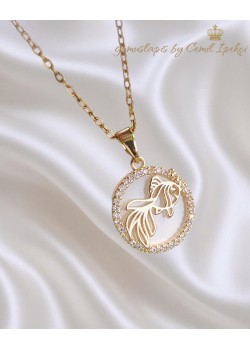 316 L Cerrahi Çelik Balık Motif Kolye 