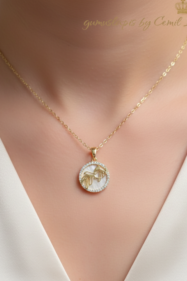 316 L Cerrahi Çelik Balık Motif Kolye 