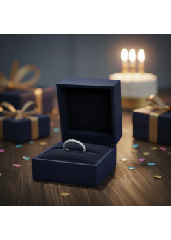 Baget Taşlı Tamtur Gümüş Yüzük