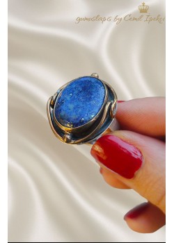 Lapis Taşlı Gümüş Yüzük 