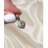 Peridot Taşlı Damla Motif Mini Kolye Ucu