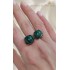 Malahit Taşlı Gümüş Yüzük
