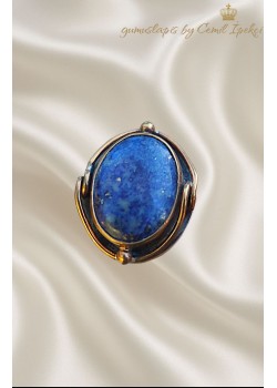 Lapis Taşlı Gümüş Yüzük 