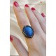 Lapis Taşlı Gümüş Yüzük 