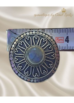 Labradorit Taşlı Gümüş Yüzük