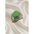 Yeşil Turkuaz Taşlı Gümüş Yüzük