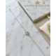Lotus Motif Taşsız Gümüş Mini Bileklik 