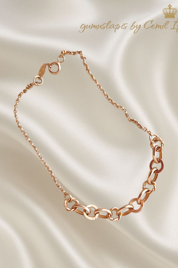 Hallow Model Taşsız Gümüş Bileklik Serisi (yuvarlak/oval)