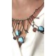 Larimar Taşlı Gümüş Gerdanlık
