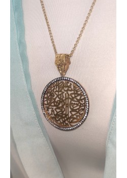 Tılsım Motifli Gümüş Kolye