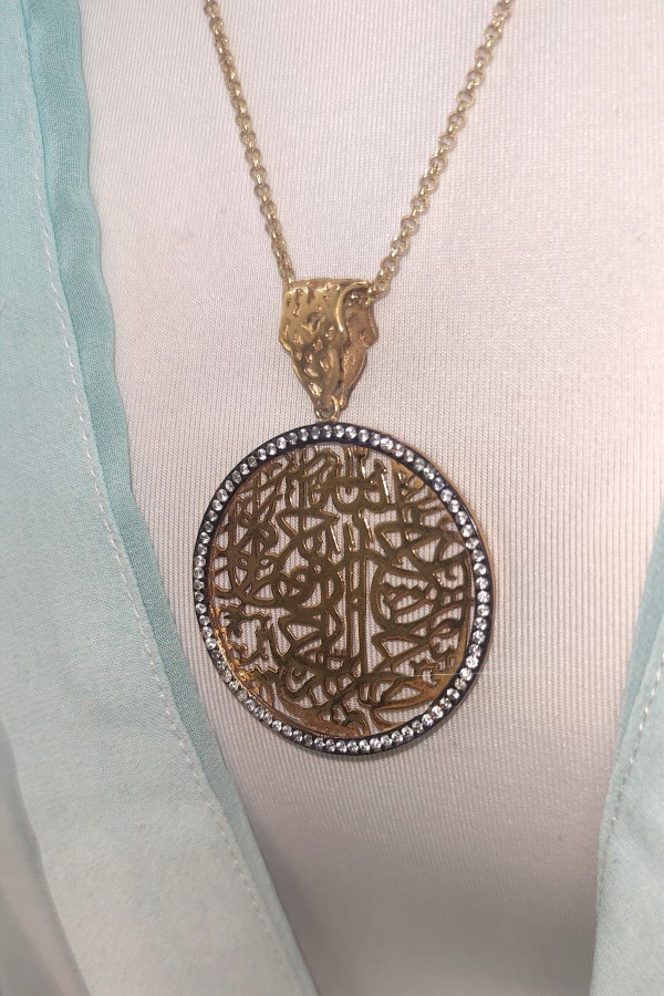 Tılsım Motifli Gümüş Kolye