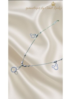 Üç Motifli Gümüş Halhal