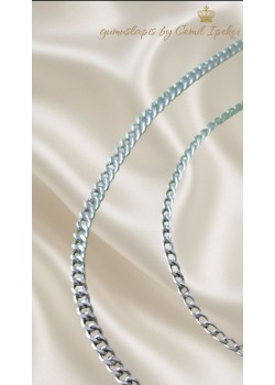 Zincir Motif Taşsız Gümüş Halhal Serisi