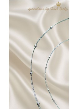 Minik Topçuklarla Süslü Taşsız Gümüş Halhal Serisi