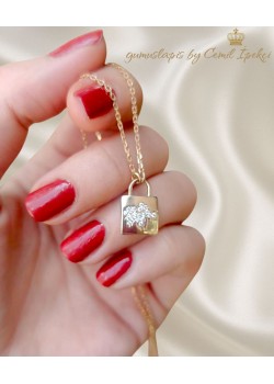 Fil Motif Mini Gümüş Kolye 