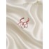 Kalp Motif Taşsız Gümüş Kıkırdak Küpesi (tek)