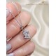 Mozanite Taşlı Gümüş Kolye