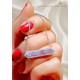 Pembe Safir ve Mozanite Taşlı Gümüş Kolye