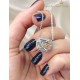 Mozanite ve Topaz Taşlı Gümüş Kolye 