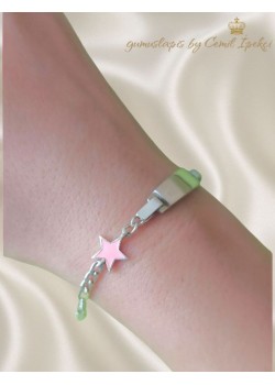 Bebek ve Çocuk İçin Mineli Gümüş Bileklik