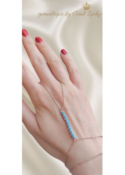 Mineli Nazar Boncuklu Gümüş Şahmeran