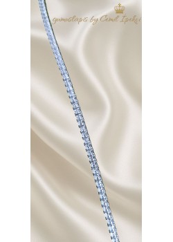 İçe Gömülü Kare Motif Gümüş Suyolu Bileklik