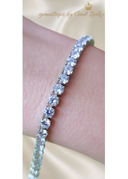 3 mm Kısa Suyolu Gümüş Bileklik