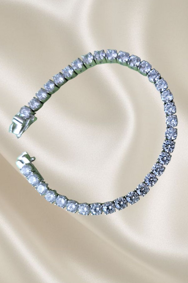 3 mm Kısa Suyolu Gümüş Bileklik