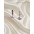 Satürn Motif Mini Gümüş Küpe