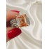 Lab Topaz Taşlı Gümüş Yüzük