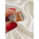 Lab Topaz Taşlı Gümüş Yüzük
