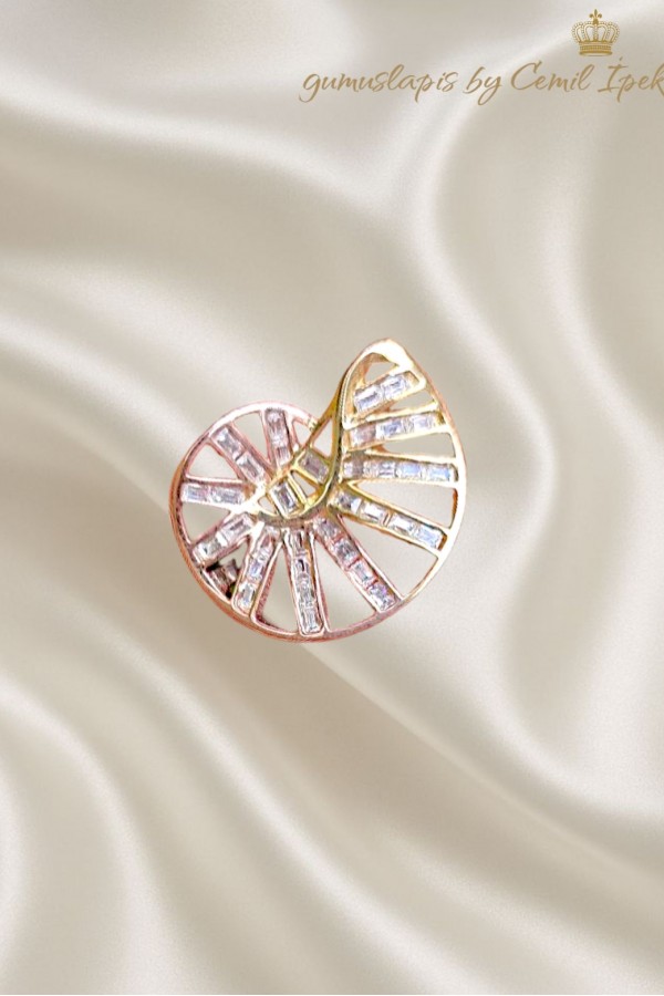 İki Renkli Gümüş Yüzük