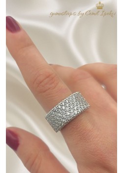 5 Sıra Taşlı Gümüş Yüzük