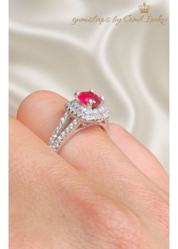 Lab Rubilitte Taşlı Gümüş Yüzük 