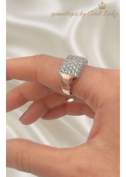 5 Sıra Taşlı Gümüş Yüzük