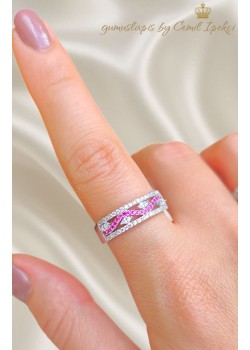 Lab Rubilitte Taşlı Gümüş Yüzük 