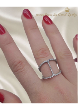 2 Numara Gümüş Yüzük 