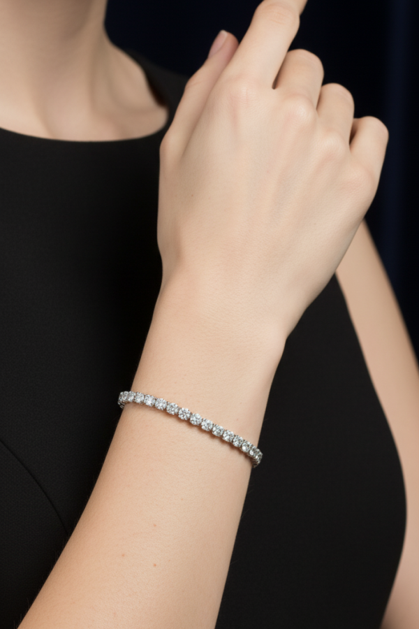 3 mm Kısa Suyolu Gümüş Bileklik