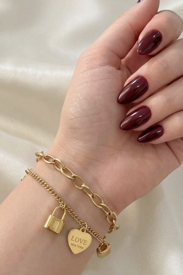 316 L Cerrahi Çelik Kendinden İkili Bileklik